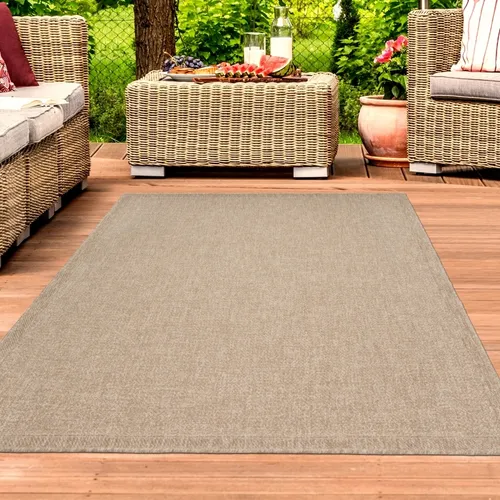 In- & Outdoorteppich in natürlichem Style Größe - 60 x 90 cm