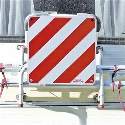 Produktbild Brunner Zebra Alu Warntafel, 50x50 cm