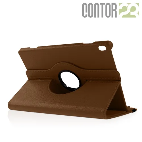 360° Schutzhülle Tasche Case in BRAUN für 10.1