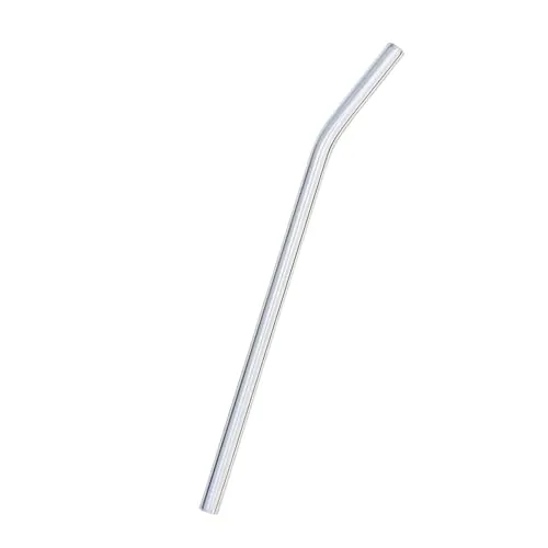BEM Glas Strohhalm,Trinkhalme, Glastrinkhalm, Cocktail Glashalm, Latte Trinkhalm, Wiederverwendbar, 20 cm