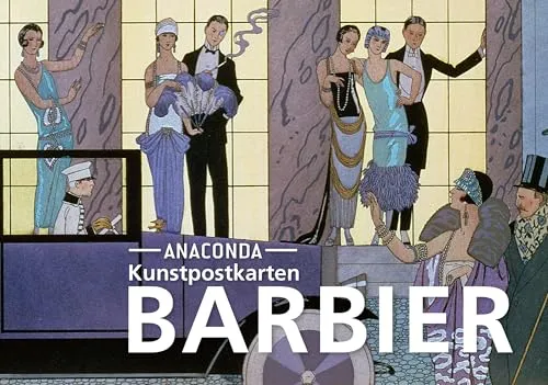 Postkarten-Set George Barbier: 18 Kunstpostkarten aus hochwertigem Karton. ca. 0,28€ pro Karte (Anaconda Postkarten, Band 94)