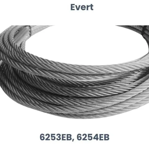 Evert Ersatzteil: Stahlseil für Hebezeuge Evert 6253EB, 6254EB