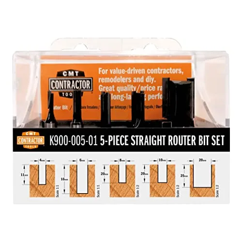 CMT ORANGE TOOLS K900-005-01 Nutfräser-Satz von CMT Orange Tools