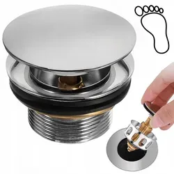 Duschwannenstöpsel Mit Badewannensieb, Standard-klick-klack-siphon