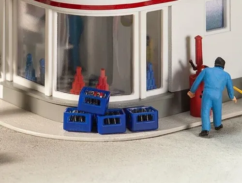 FALLER 180968 4 Bierkästen mit Flaschen Bausatz H0