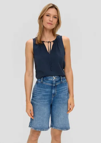 s.Oliver Blusentop Bluse Blusenshirt aus Viskose mit All-over-Print