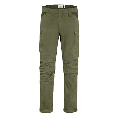 Fjällräven Kaipak Trousers Men Regular - Strapazierfähige Wanderhose in Laurel Green-Deep Forest (48) - Hosen für Trekking und Alltag, aus wind- und wasserabweisendem G-1000 Eco, mit Stretcheinsätzen für optimale Bewegungsfreiheit und praktischen Taschen.