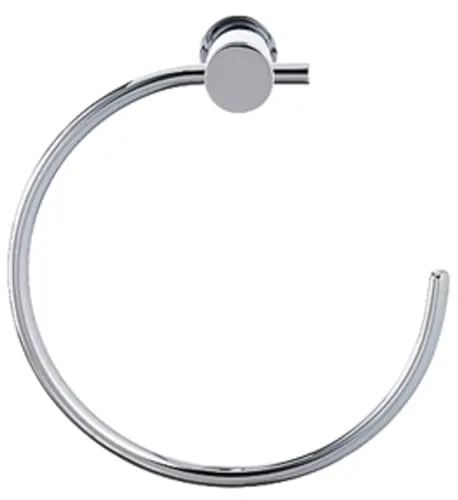 Duravit Handtuchring D-Code – Eleganter Handtuchhalter in Chrom - Handtuchring für Wandmontage mit schwenkbarem Design, ideal für jedes Badezimmer. Langlebige Chromoberfläche und einfache Montage sorgen für Stabilität und Stil.
