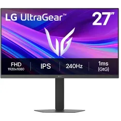 LG UltraGear 27G440A-B 27 Zoll Gaming Monitor - Erlebe mit dem LG UltraGear 27G440A-B Gaming Monitor außergewöhnliche Bildqualität und flüssige Bewegungen dank 240 Hz Bildwiederholfrequenz und 1 ms Reaktionszeit. Ideal für Gamer und kreative Profis!