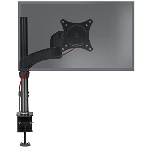Duronic DM451X2 Monitorarm - Arme für Computermonitore, höhenverstellbar und flexibel neigbar für eine ergonomische Bildschirmpositionierung bis 27
