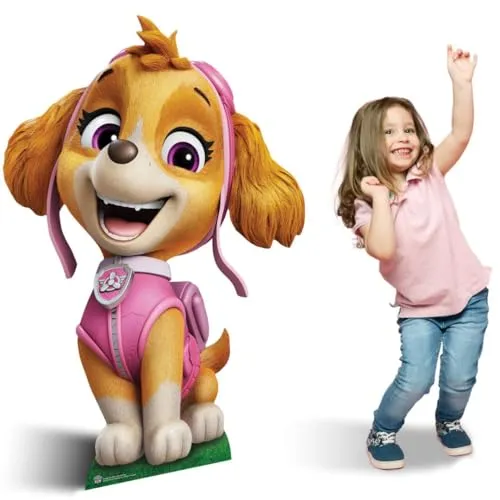 Star Cutouts SC4606 Paw Patrol Skye Air Rescue Puppy Pappaufsteller Höhe 121 cm – ideal für Paw Patrol Thema, Partys, Geburtstage & Fans, Raumdekorationen und Veranstaltungen