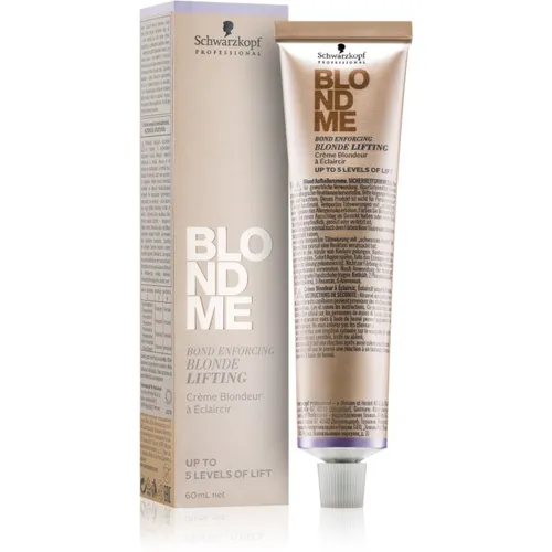 Schwarzkopf BlondMe Blonde Lifting Sand 60ml - Haarfarbe für perfektes Blond, mit Anti-Metal Bond Protection Technologie für bis zu 5 Stufen Aufhellung und minimierten Haarbruch. Ideal für Blondtöne ab Basis 6.