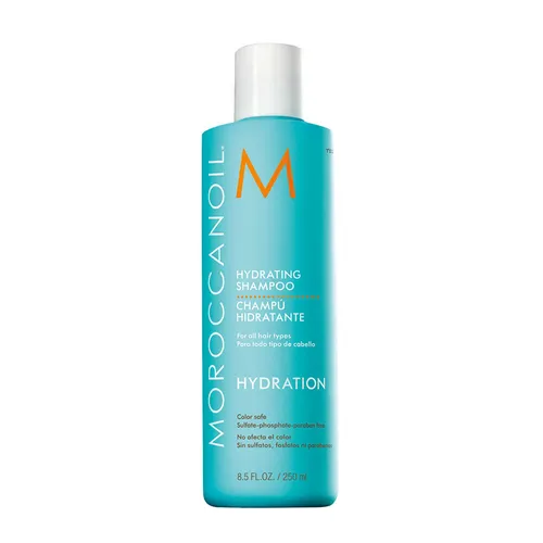Moroccanoil Feuchtigkeitsshampoo 250 ml - Sanfte Reinigung für trockenes und gefärbtes Haar, erhöht Elastizität und Glanz