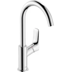 hansgrohe Logis 210 Waschtisch Armatur 71131000 - Waschtischarmatur mit ComfortZone 210, schwenkbarem Auslauf und ideal für Durchlauferhitzer, sorgt für Komfort und effizienten Wasserfluss.