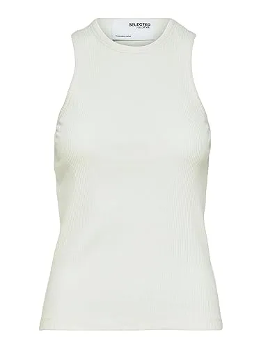 SELECTED FEMME Shirttop Anna – Bequem und schick - Hochwertiges Damen-Tops aus 95% biologischer Baumwolle und 5% Elasthan, ideal für lässige Outfits und vielseitig kombinierbar.