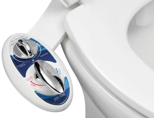 Luxe Bidet BidetNeo320s Aufsatz Bidet, blau, 13.5 x 7 x 3 inches
