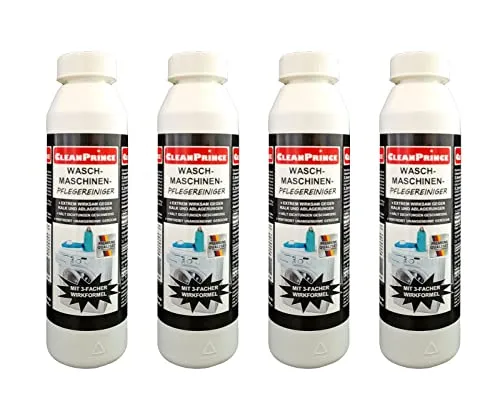 Stück à 250 ml CleanPrince Waschmaschinenreiniger | Maschinenreiniger Waschmaschinenreiniger Kalk Bakterien Gerüche Schimmel Waschmaschine Waschmaschinen Reiniger 4