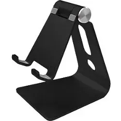 helit Handy Halterung The Lite Stand Aluminium Schwarz 7,4 x 8,3 x 10 cm