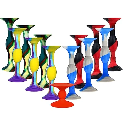 HugOutdoor 12Pcs Saugnapf Darts - Lustige Brettspiele für die ganze Familie - Gesellschaftsspiele für drinnen und draußen, mit starken Haftkraft und wiederverwendbaren Silikon-Darts. Perfekt für Kinder und Erwachsene, ideal als Geschenk für jede Gelegenheit!