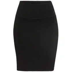 KAFFE Bleistiftrock Penny - Casual Minirock in Schwarz - Röcke - Schmaler Bleistiftrock aus 95% Baumwolle, ideal für lässige Outfits, pflegeleicht und bequem.