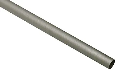 GARDINIA Gardinenstange Kira, 1-läufig, silber, Ø 1,9 mm - Elegante Gardinenstange aus Metall, ideal für Wandmontage. Mit einfacher Bohren-Befestigung und stabiler Konstruktion, Länge 160 cm, perfekt für stilvolle Fensterdekoration.