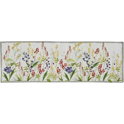 SANDER Flower Meadow Tischset Platzset Gobelin Blumenwiese 32 x 48 cm Natur