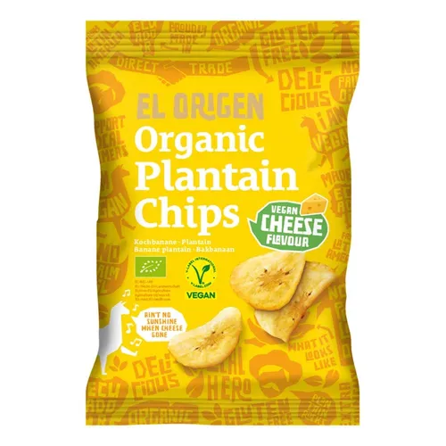 Kochbananen Chips - Vegan Cheese 80g | EL ORIGEN