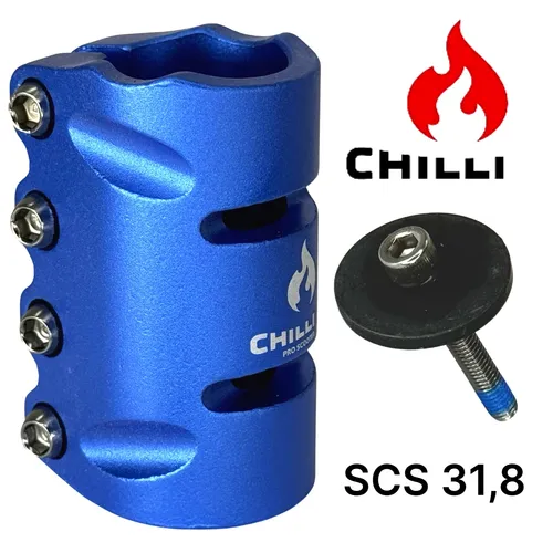 Chilli Pro Scooters SCS-4 Bolts Stunt-Scooter SCS Klemme 32 Blau