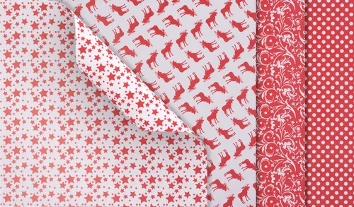 32x Faltpapier Scandinavian X-Mas Origami-Papier Faltblätter Origami Falten