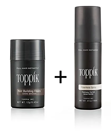 TOPPIK SET 12 g Haarfasern + Fixier Spray 118ml – Haarverdichtung in Hellbraun - Entdecken Sie das TOPPIK SET für volles Haar: 12 g Haarfasern und 118 ml Fixier Spray für langanhaltende Haarverdichtung. Ideal für einen natürlichen Look und perfekte Haltbarkeit im Alltag! Für alle, die mehr Volumen möchten.