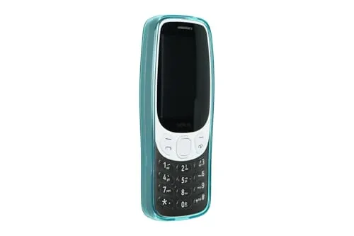 caseroxx Schutzhülle für Nokia 3210 (2024) in hellblau – Flexibles TPU-Case aus stoßfestem Gummi, passgenaue Handy-Tasche mit Kantenschutz & rutschfestem Grip