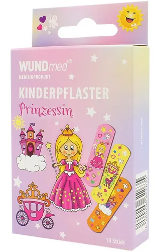WUNDmed® Pflaster Prinzessin bunt 10 St. 02-076