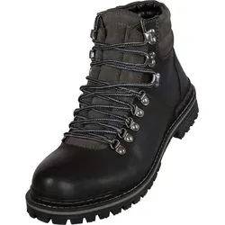 Nebulus Leder Winterstiefel HIKING Herren - Warme Lederstiefel mit Wolle, Schwarz, Größe 46 - Der Nebulus Leder Winterstiefel HIKING für Herren bietet hervorragenden Tragekomfort und optimale Wärme dank edlem Wollfutter. Ideal für winterliche Abenteuer oder den Alltag, vereint er Funktionalität und Stil.