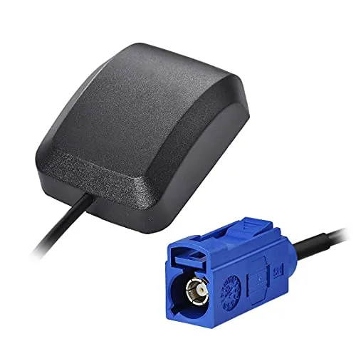 J01S GPS Antenne 3m – Fakra Stecker 2-in-1 Adapter Kabel für Auto, BD + GPS, KFZ Fakra Comand Navi Kabel, Universeller GPS Empfang für Fahrzeugnavigation