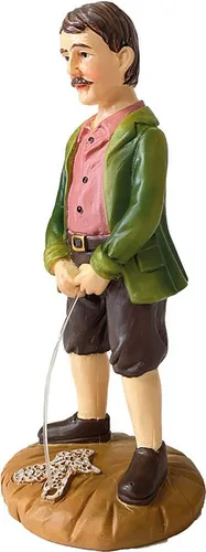 FADEDA Krippenfigur FADEDA Hirte pinkelnd, Höhe in cm: 9 (1 St)