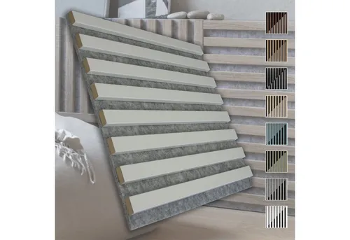 marbet design Wandpaneel, (Akustikpaneele Akustikquadrate 40x40cm Wandverkleidung Holz