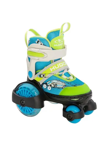 Hudora Roller Skates My First Quad LED Auto Size 30-33 von HUDORA