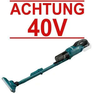makita CL003GZ Akku-Staubsauger ohne Akku - 40 V max. Saugkraft, kabellos und beutellos für vielseitige Anwendungen in Büro und Zuhause