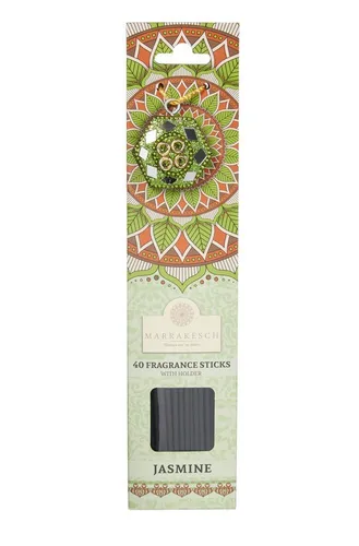 Marrakesch Orient & Mediterran Interior Räucherstäbchen Räucherstäbchen Jasmin (1-St), Handarbeit