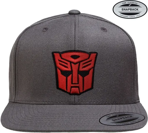 Produktbild Transformers Autobots 3D Patch Premium Snapback Cap Darkgrey