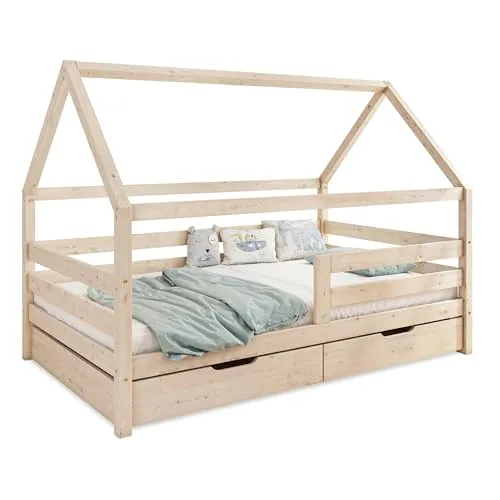 Ehrenkind Hausbett Sona aus massivem Kiefernholz von Ehrenkind