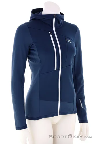 Ortovox Fleece Grid Hoody Women Deep Ocean (XS)