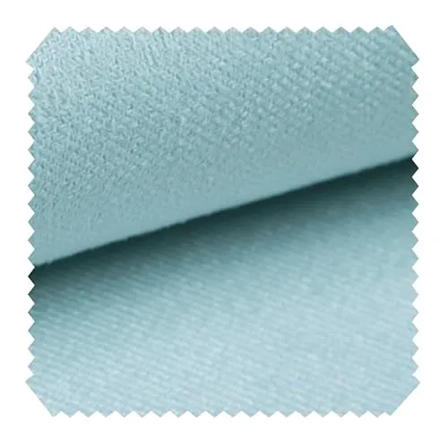 novely® ARTENA - Samtiger Velours-Möbelstoff - Anschmiegsamer Polsterstoff - Robuster Bezugsstoff - Pflegeleichte Meterware 1lfm | Farbe: 10 Hellblau