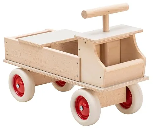 Betzold Rutschfahrzeug „LKW“ aus Holz – vielseitig und mit Stauraum