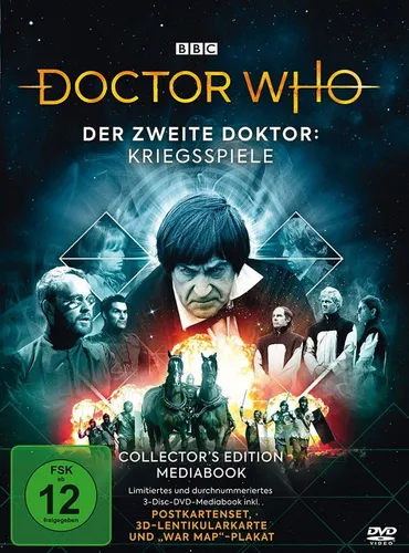 Doctor Who - Der Zweite Doktor: Kriegsspiele - Mediabook - Filme, Limited Mediabook Ausgabe mit deutscher und englischer Sprache, FSK 12 - ein Muss für jeden Doctor Who Fan!