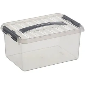 sunware Q-line Aufbewahrungsbox 6,0 l transparent 30,0 x 20,0 x 14,0 cm, 1 St.