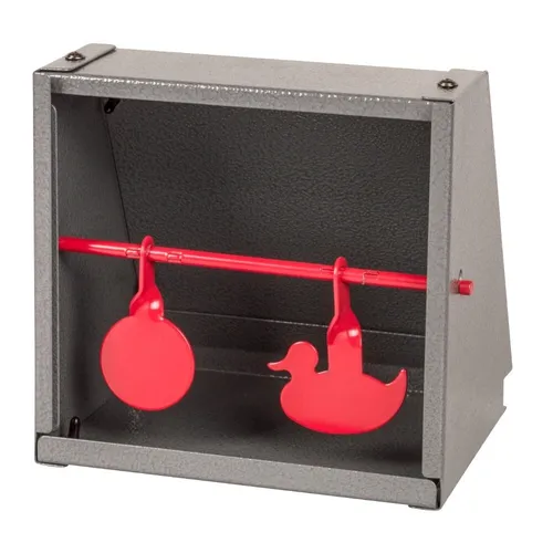 Kugelfangkasten Duo Target 14x14 cm Metall hängende Ziele Luftgewehr Zielscheibe