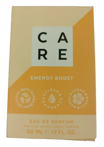 CARE Energy Boost Eau de Parfum 50 ml - Geschenke unter 25€, nachhaltiger Duft mit Upcycling Inhaltsstoffen und 95% recyclebarem Design – für ein gutes Gewissen beim Verschenken!
