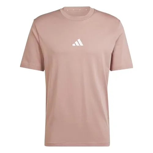 adidas Performance Essentials T-Shirt mit kleinem Logo in Rosa - Bequemes Kurzarm-T-Shirt aus 100% Baumwolle, ideal für den Alltag. Perfekt für einen lässigen Lifestyle und in Größe S erhältlich.