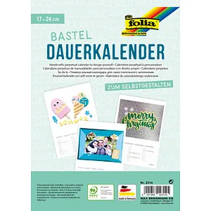folia Kalender zum Selbstgestalten 17,0 x 24,0 cm jahresunabhängig, 1 St.